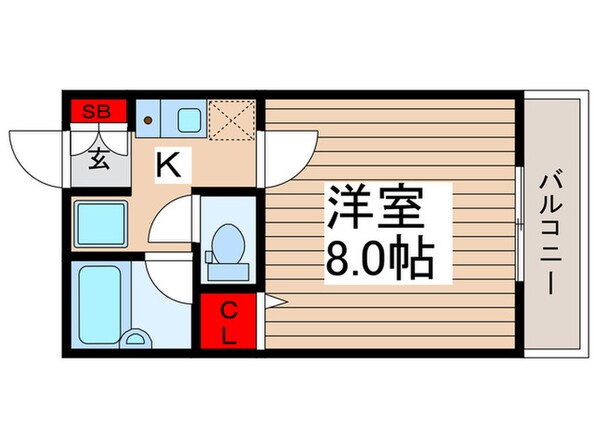 Kハイツの物件間取画像